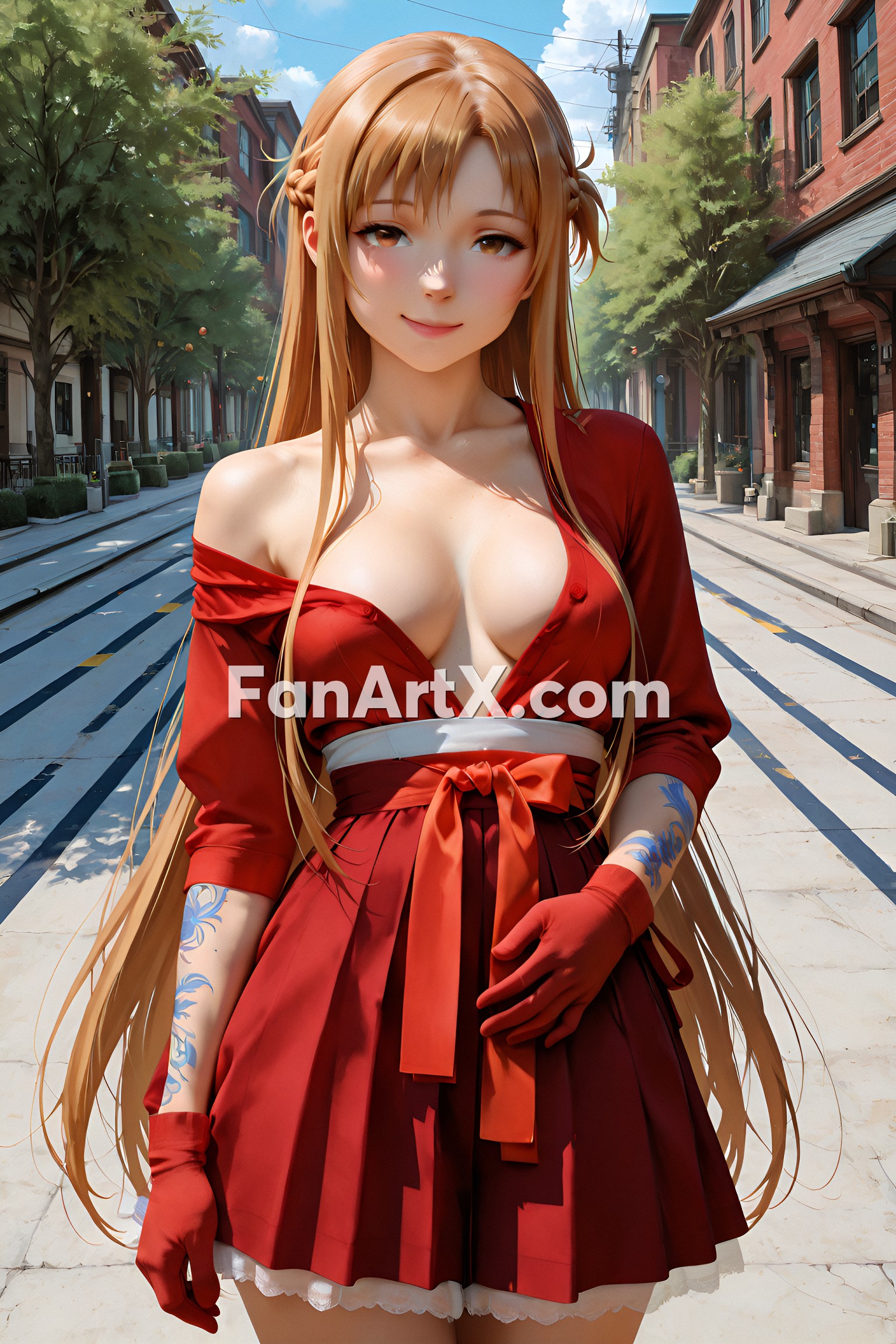 Sao Asuna Yuuki Fanart - Sword Art Online character 5829848